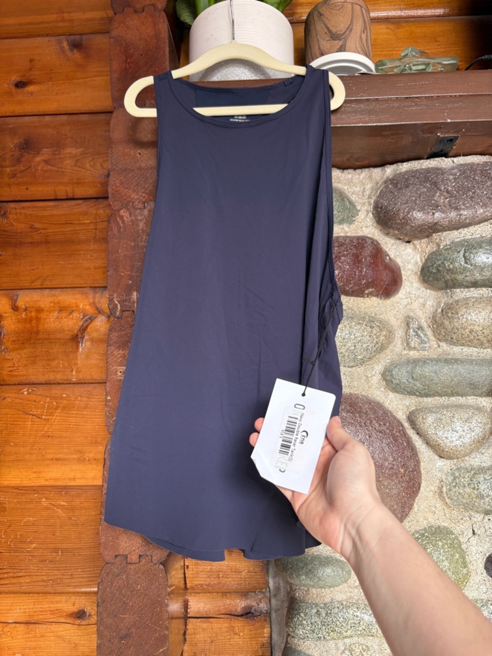 ZYIA NWT Navy Sleeveless Performance Tank Top Womens small